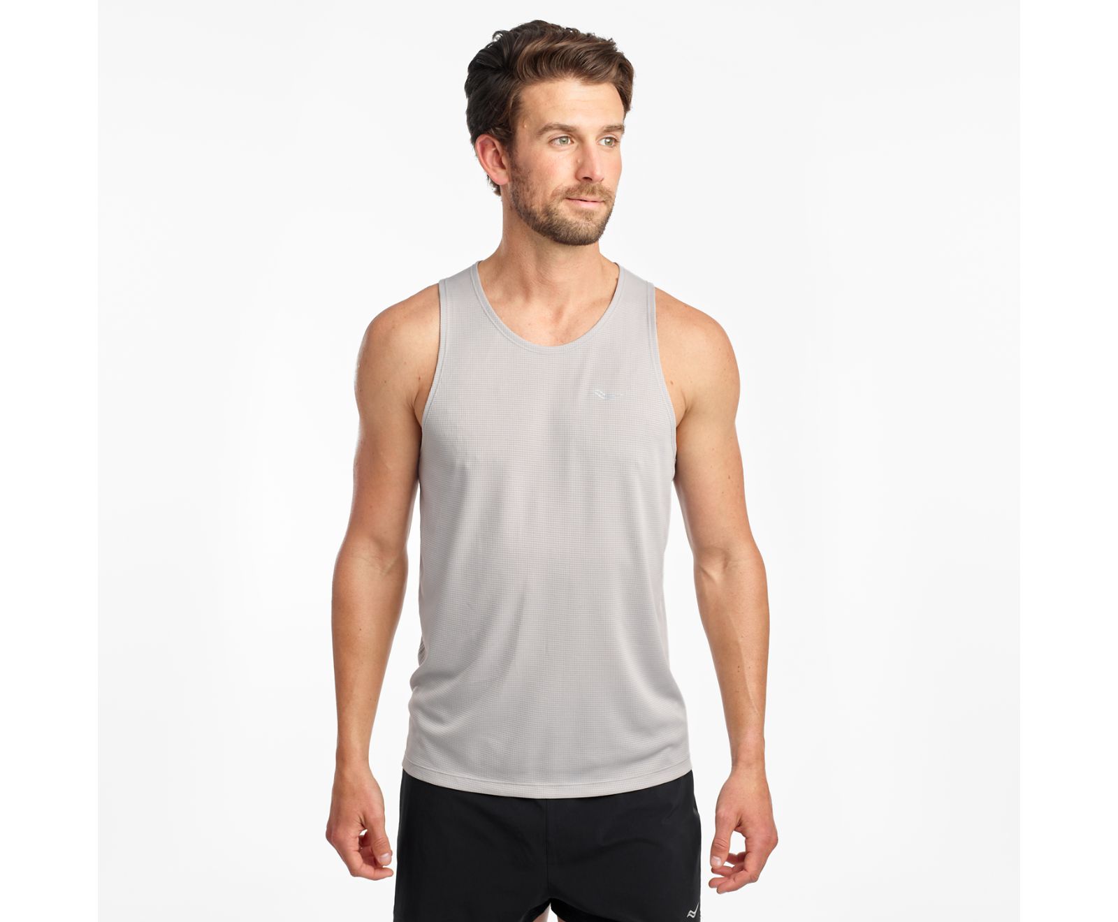 Tank Top Saucony Stopwatch Singlet Hombre Grises | México 666HAPK